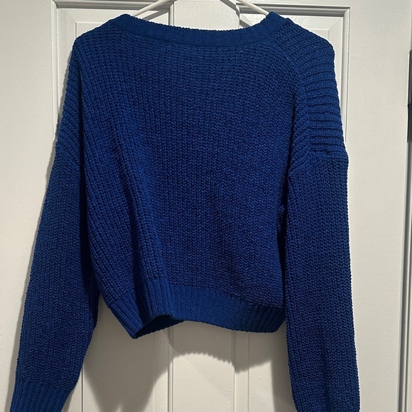 Royal Blue Knit Sweater​​​ - Picture 3 of 3